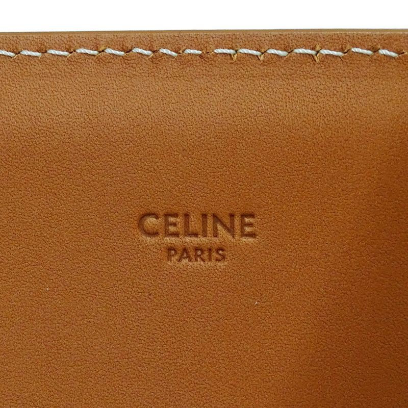 Celine Bag Tote Canvas Vertical Cabas Large Brown Ivory — view 8