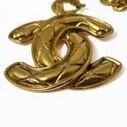 Chanel Necklace CC Logo Chain Quilted Vintage — view 6