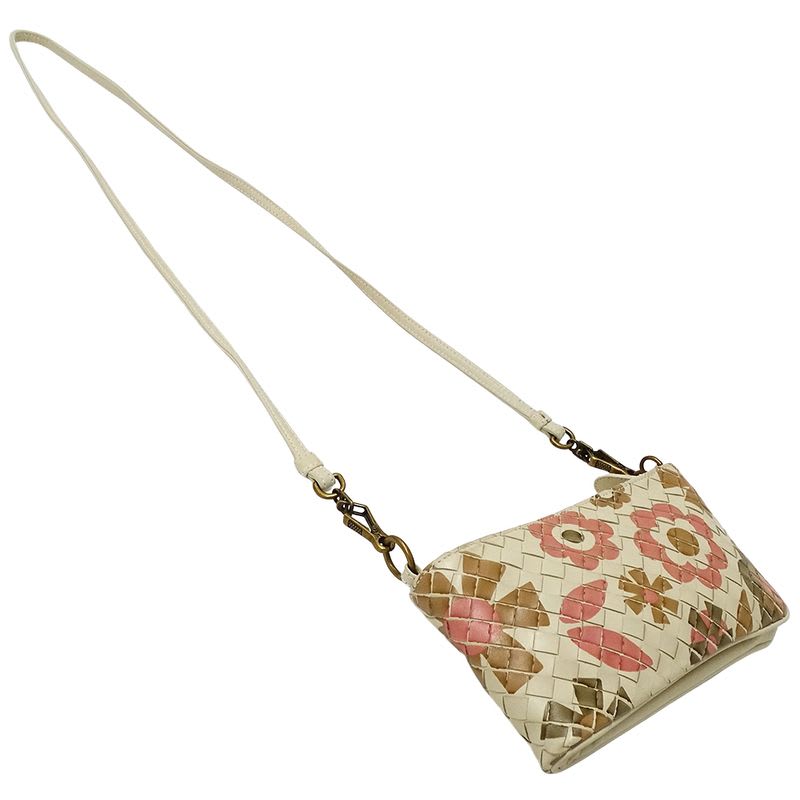 Bottega Veneta Bag Shoulder Intrecciato Leather Ivory Beige