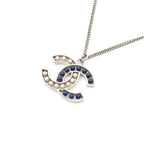 Chanel GP Silver Navy Coco Mark Pearl — view 4