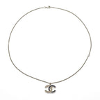 Chanel GP Silver Navy Coco Mark Pearl — view 3