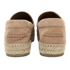Hermes Trip Loafers Flat Shoes Espadrilles Rope Sole Suede Beige — view 5