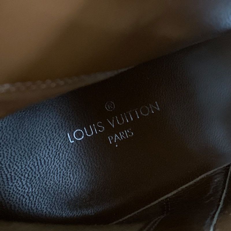 Louis Vuitton Silhouette Line Boots Short Ankle Shoes Denim — view 7