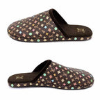 Louis Vuitton Palace Line Mule Slippers Room Shoes Monogram Craggy Mocha — view 4