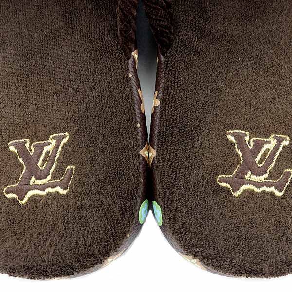 Louis Vuitton Palace Line Mule Slippers Room Shoes Monogram Craggy Mocha — view 5