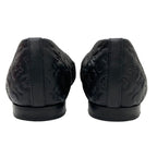Louis Vuitton Nina Line Monogram Flat Shoes Ballet Ribbon Leather Black — view 5