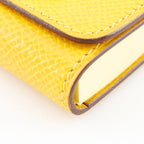 Hermes Post-it Case Sticky Note Leather Yellow — view 5