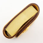 Hermes Post-it Case Sticky Note Leather Yellow — view 8