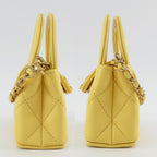 Chanel Bag Charm Yellow Gold Hardware Lambskin Leather — view 3