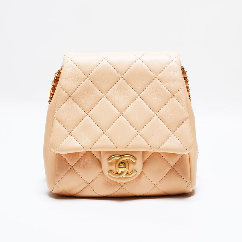 Chanel Shoulder Bag Lambskin Quilted Double Chain Twins — view 3