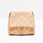 Chanel Shoulder Bag Lambskin Quilted Double Chain Twins — view 3
