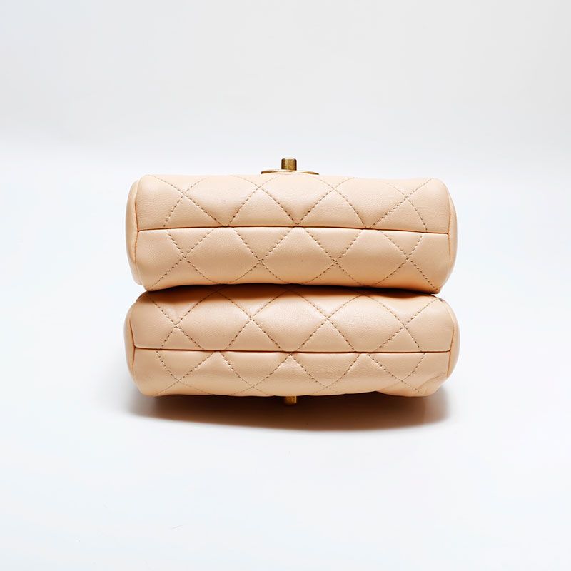 Chanel Shoulder Bag Lambskin Quilted Double Chain Twins — view 8