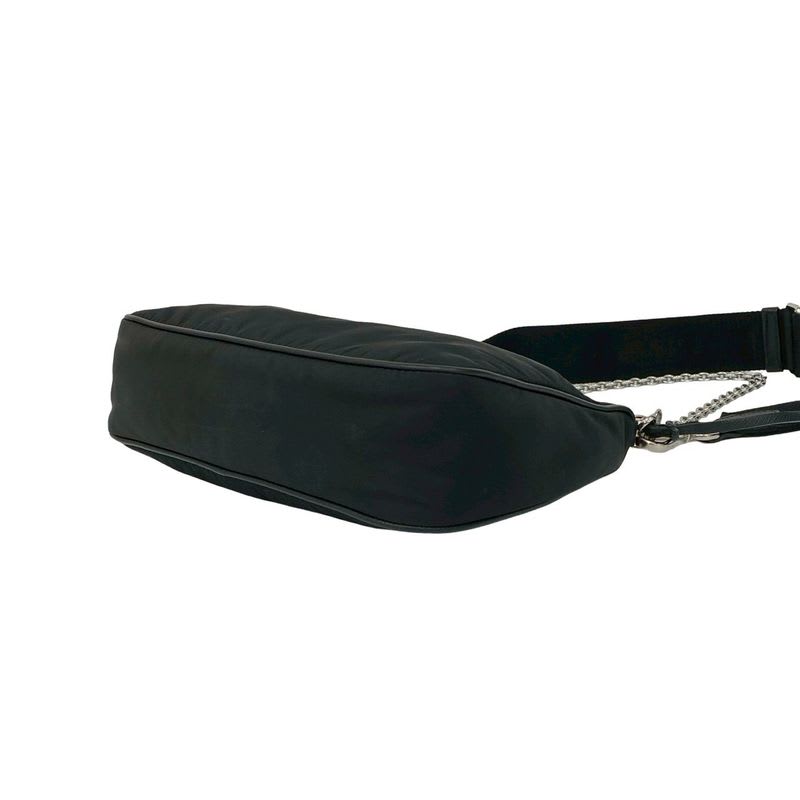 Prada Triangle Logo Hardware Tessuto Nylon 2-Way Shoulder Bag — view 9