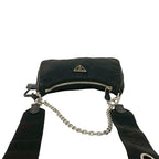 Prada Triangle Logo Hardware Tessuto Nylon 2-Way Shoulder Bag — view 5
