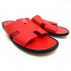 Hermes Red Size 25.5 Sandals — view 2