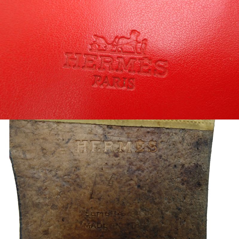 Hermes Red Size 25.5 Sandals — view 7