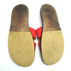 Hermes Red Size 25.5 Sandals — view 6