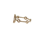 Louis Vuitton Monogram Skin 2 P No 10 Q9 A72 Ring 18K Yellow Gold Diamond — view 4