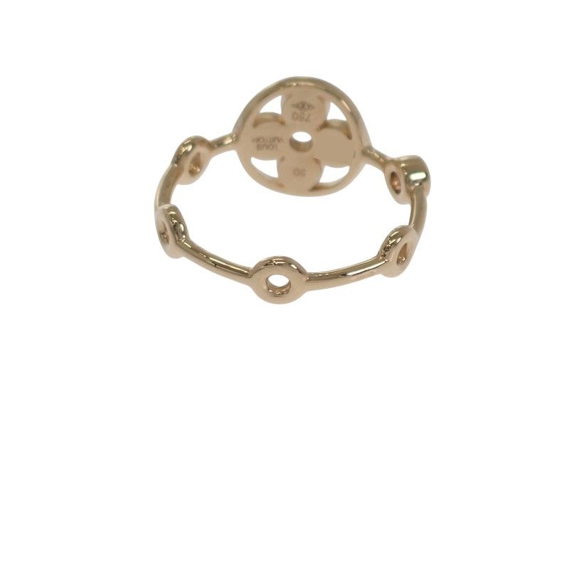 Louis Vuitton Monogram Skin 2 P No 10 Q9 A72 Ring 18K Yellow Gold Diamond — view 5
