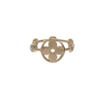 Louis Vuitton Monogram Skin 2 P No 10 Q9 A72 Ring 18K Yellow Gold Diamond — view 3