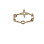 Louis Vuitton Monogram Skin 2 P No 10 Q9 A72 Ring 18K Yellow Gold Diamond — view 9