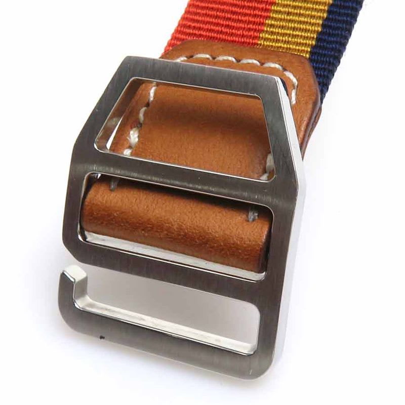 Hermes Striped Enamel Leather Bracelet — view 8