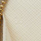 Prada Triangle Logo Plate Bag Charm Coin Case Accessory 1 Tl085 White — view 7