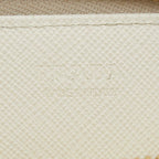 Prada Triangle Logo Plate Bag Charm Coin Case Accessory 1 Tl085 White — view 6