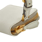 Prada Triangle Logo Plate Bag Charm Coin Case Accessory 1 Tl085 White — view 4