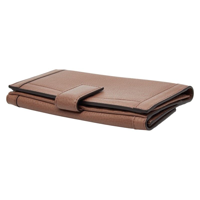 Gucci Long Wallet W Hook Brown Canvas Leather — view 5