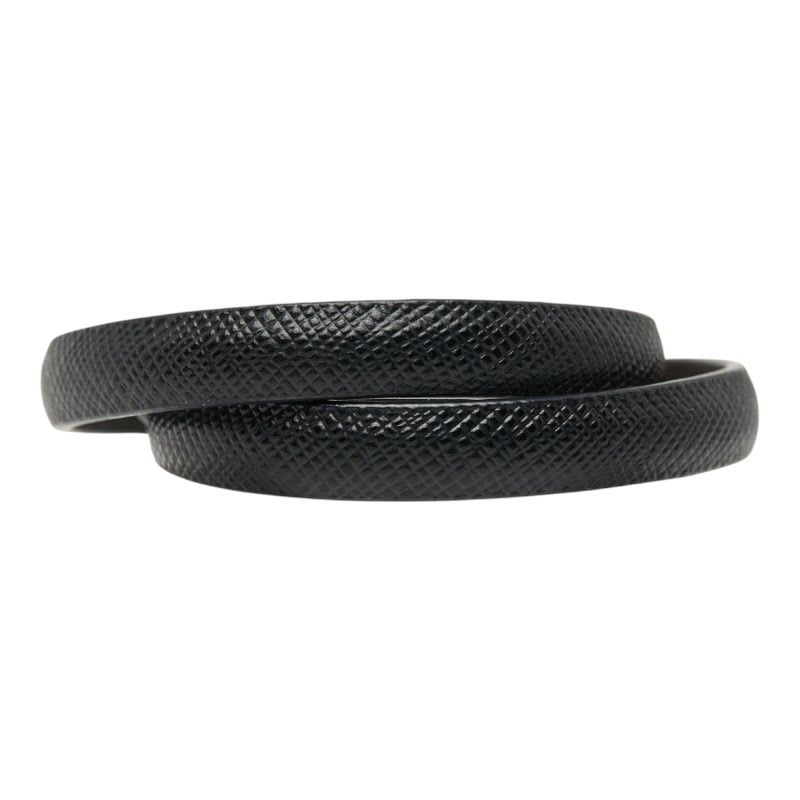 Prada Black Saffiano Leather Belt — view 4