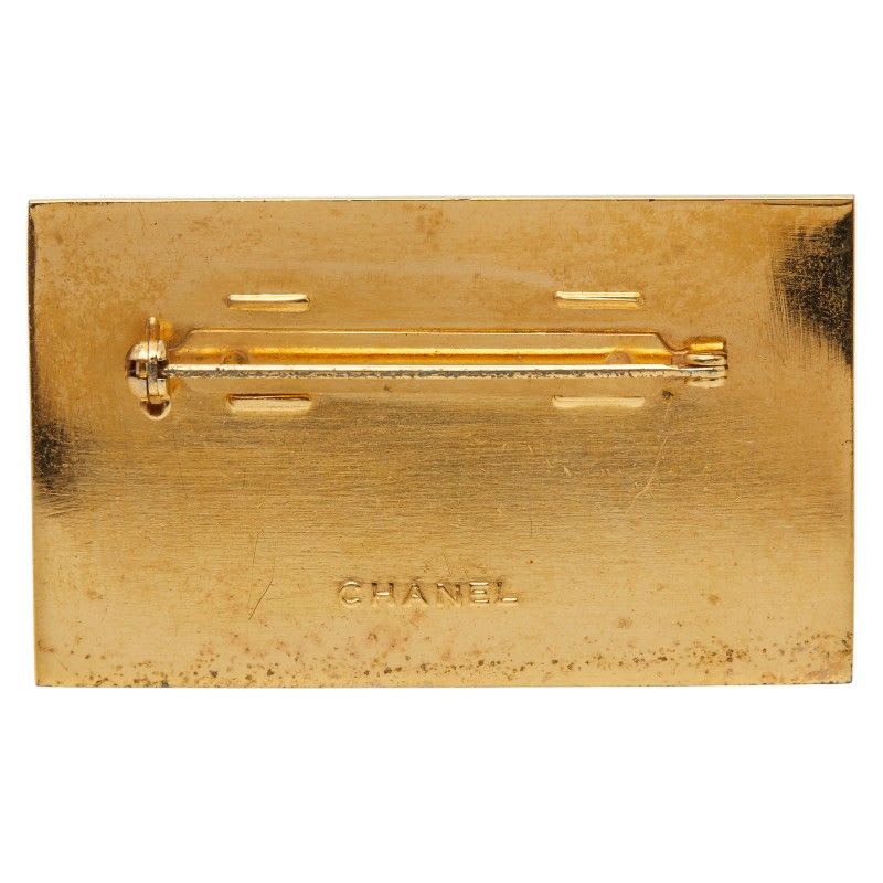 Chanel Logo Plate Gold Plated — view 3