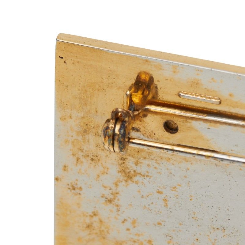 Chanel Logo Plate Gold Plated — view 4