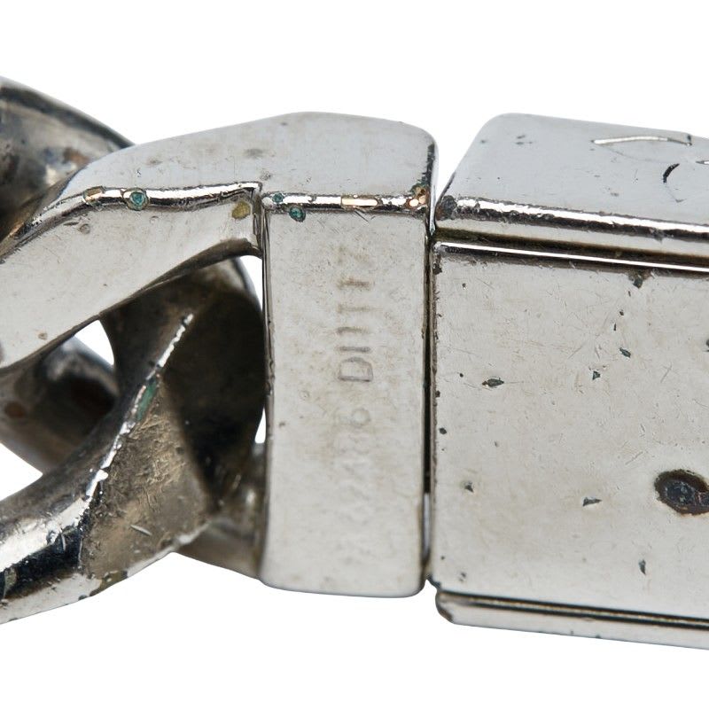 Louis Vuitton Bracelet Signature Chain Silver Metal — view 8