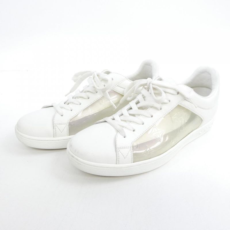 Louis Vuitton Size 5 White Sneakers — view 3