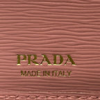 Prada Trifold Wallet 1 Mh176 Pink Leather — view 5