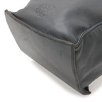 Loewe Anagram Pochette Shoulder Bag Draw String One Leather Dark Navy — view 4