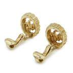 Christian Dior Logo Earrings GP Rhinestone — view 5