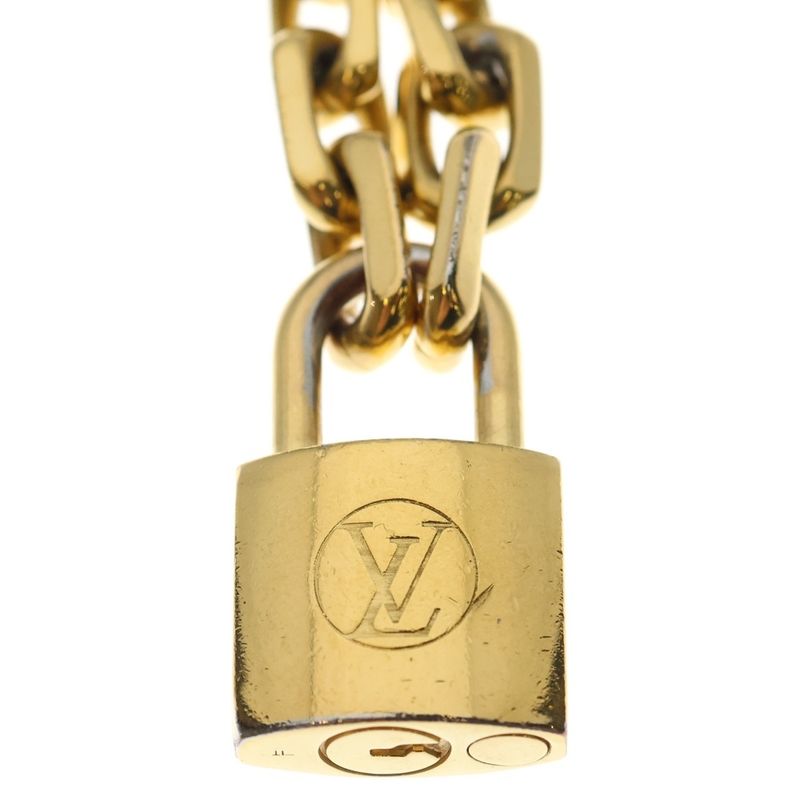 Louis Vuitton Collier Edge Cadena Necklace Gold Mp2993 — view 4