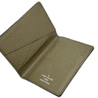 Louis Vuitton Leather Card Case Khaki Taiga Organizer de Poche — view 7