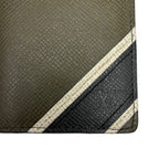 Louis Vuitton Leather Card Case Khaki Taiga Organizer de Poche — view 2