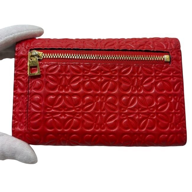 Loewe Bifold Wallet Red Repeat Anagram 107.55 G96 — view 9