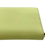 Gucci Round Zipper Long Wallet Light Green — view 5