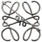 Loewe Brooch Silver Anagram 111.25.020 Metal — view 4