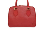 Louis Vuitton Blanc Handbag Castilian Red Epi Leather Gold — view 2