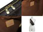 Louis Vuitton Monogram Geronimos Shoulder Bag Brown Gold — view 8