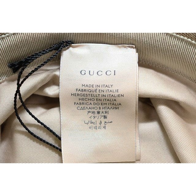 Gucci GG Canvas Fedora Hat L 4hg62 2564 Bucket Brown Aa — view 7