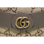 Gucci GG Canvas Fedora Hat L 4hg62 2564 Bucket Brown Aa — view 6