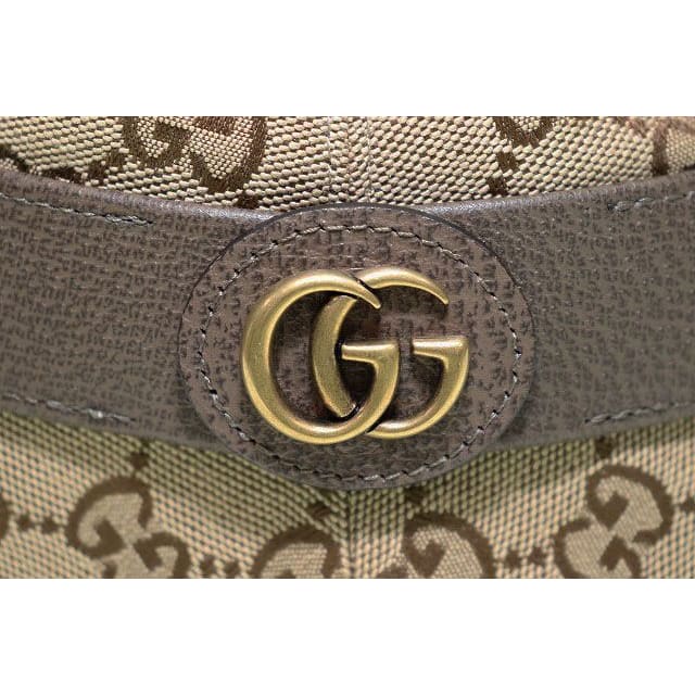 Gucci GG Canvas Fedora Hat L 4hg62 2564 Bucket Brown Aa — view 6