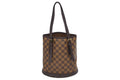 Louis Vuitton Damier Marais Shoulder Bag Brown Gold Logo